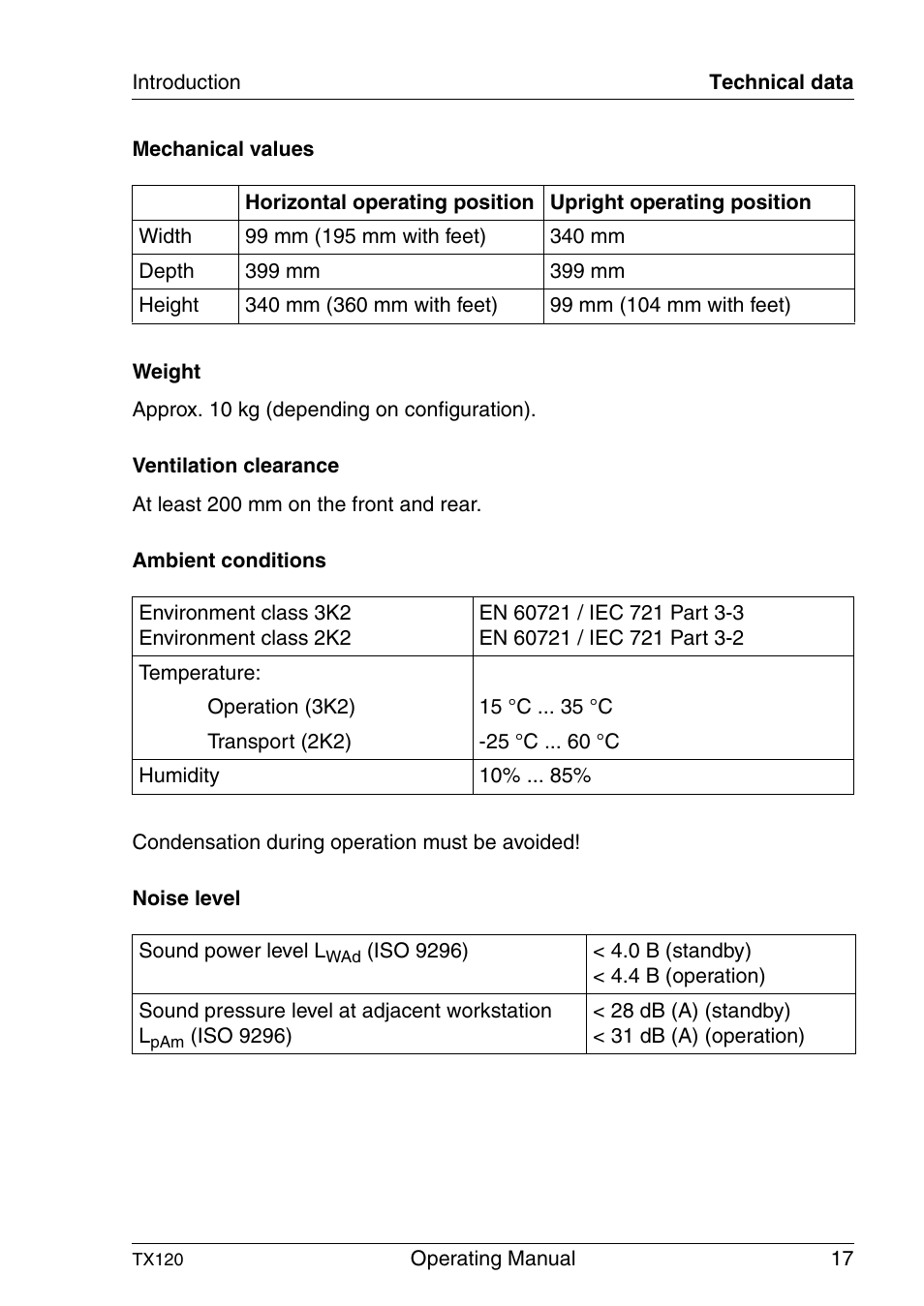 FUJITSU TX120 User Manual | Page 17 / 82