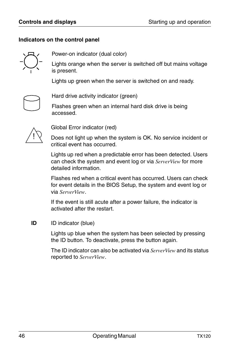 FUJITSU TX120 User Manual | Page 46 / 82