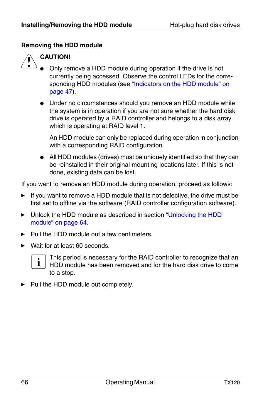 FUJITSU TX120 User Manual | Page 66 / 82