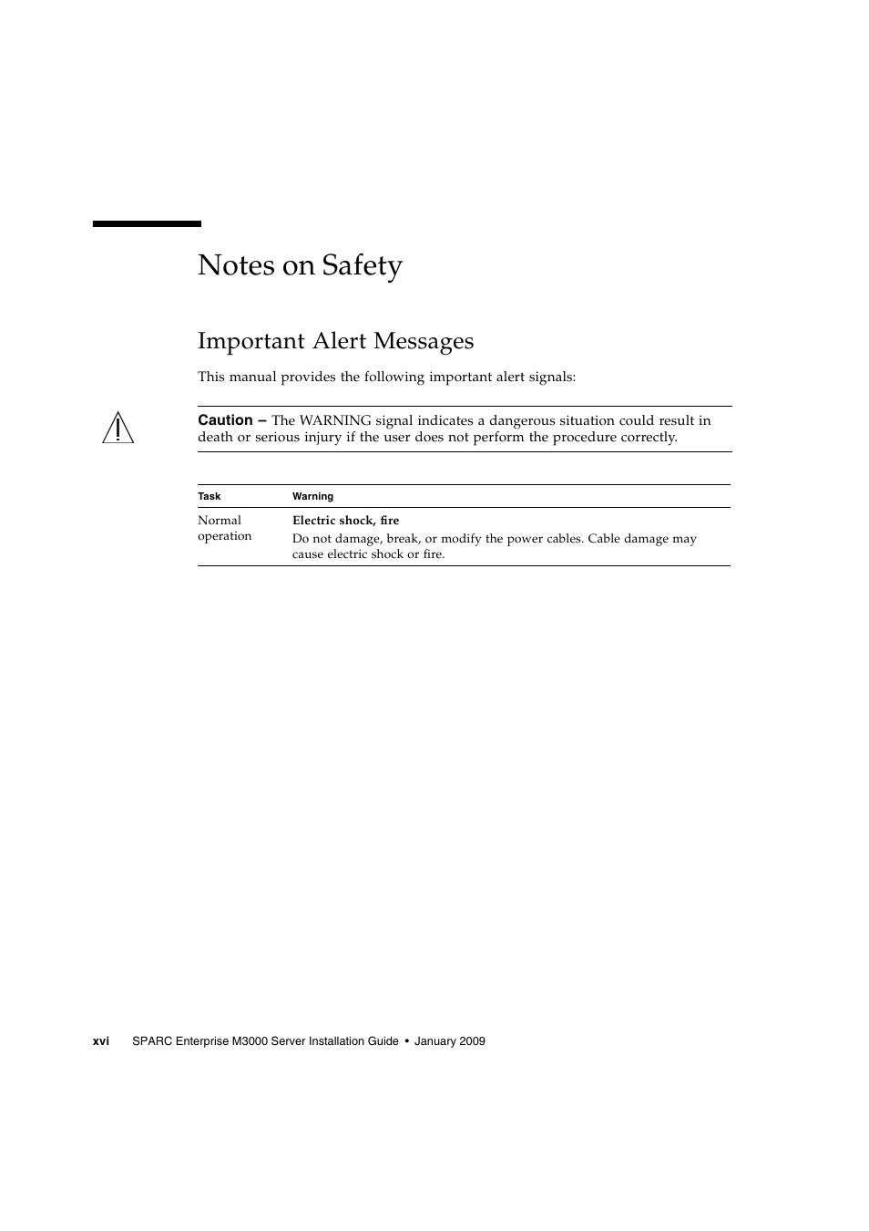 Important alert messages | FUJITSU M3000 User Manual | Page 18 / 76
