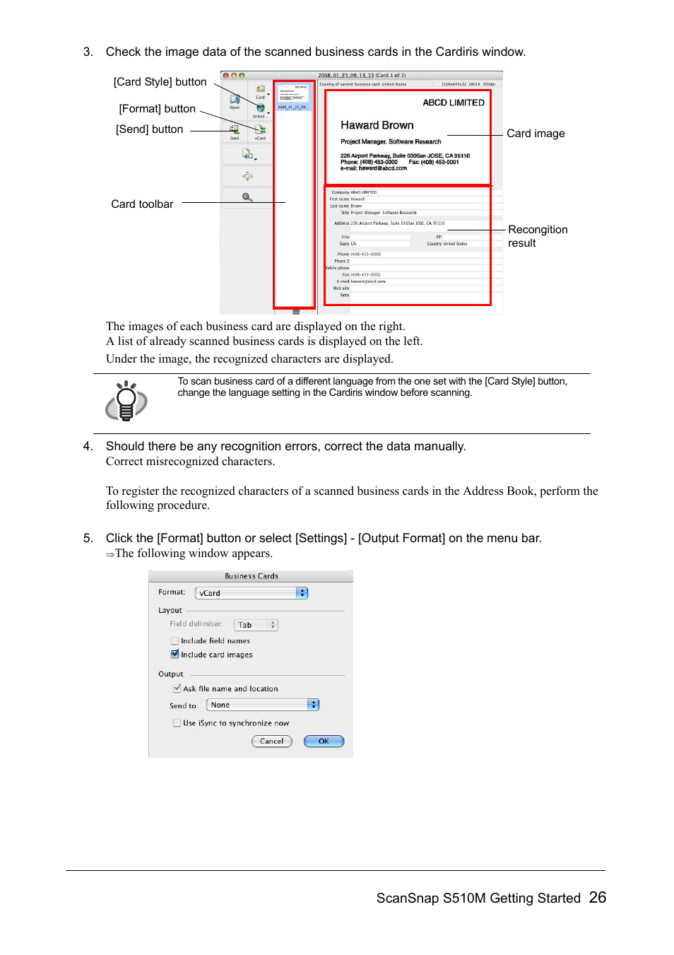FUJITSU SCANSNAP S510M User Manual | Page 27 / 35