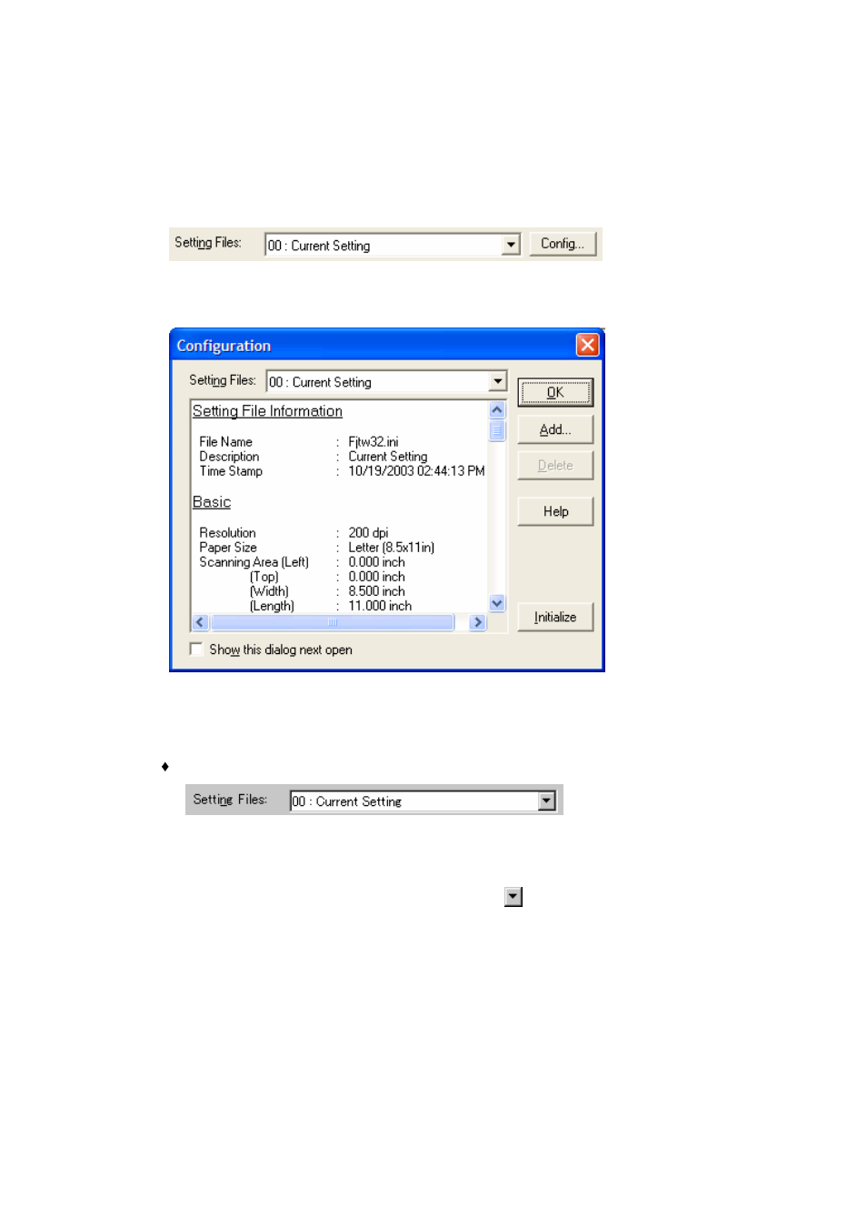 Setting the setting manager options | FUJITSU 32 User Manual | Page 74 / 165