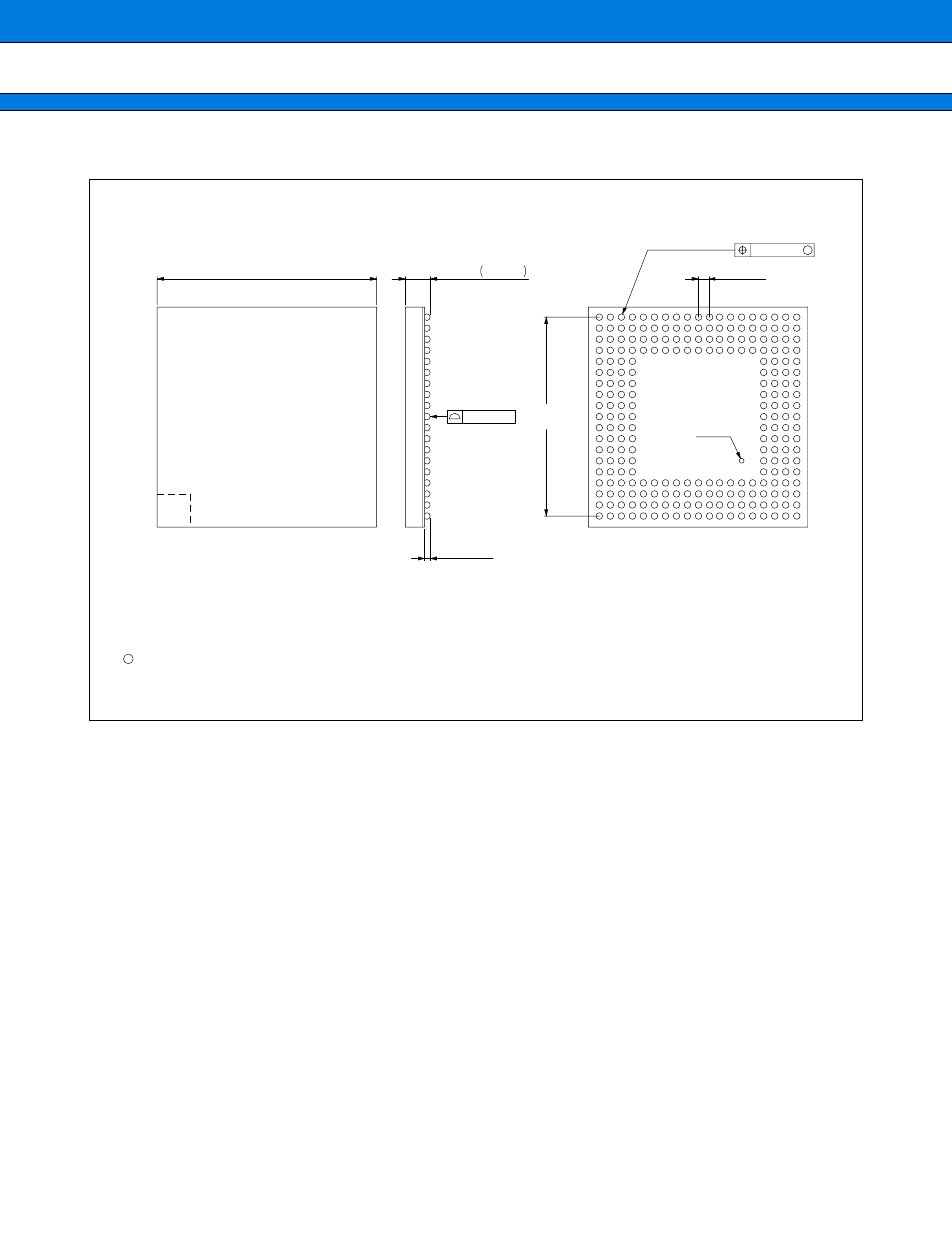 Package dimension | FUJITSU MB91401 User Manual | Page 70 / 72