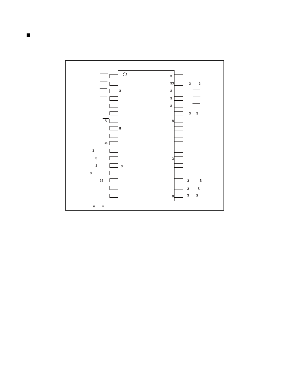 Pin assignment of fpt-34p-m03, 9chapter 1 overview | FUJITSU F2MC-8L F202RA User Manual | Page 25 / 436