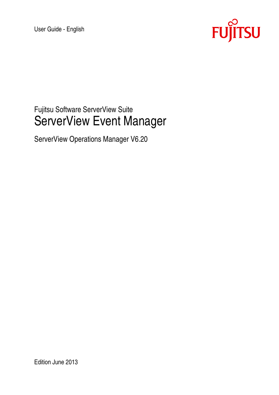 FUJITSU ServerView V6.00 User Manual | 174 pages