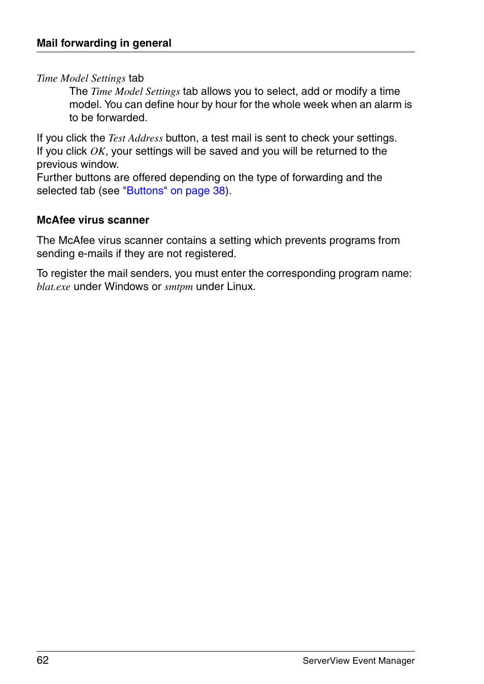 FUJITSU ServerView V6.00 User Manual | Page 62 / 174