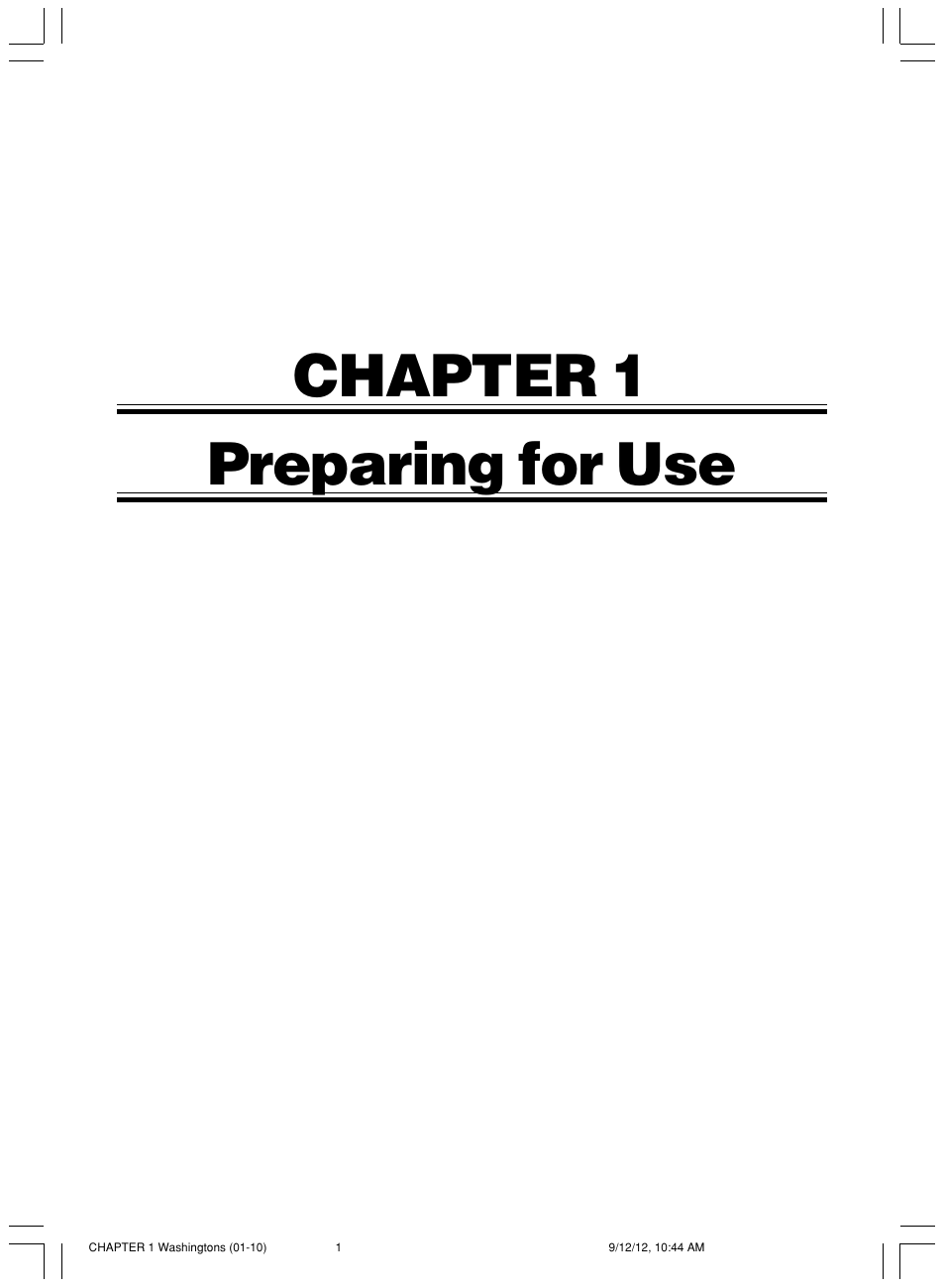 Chapter 1 preparing for use | FUJITSU P300 User Manual | Page 16 / 56