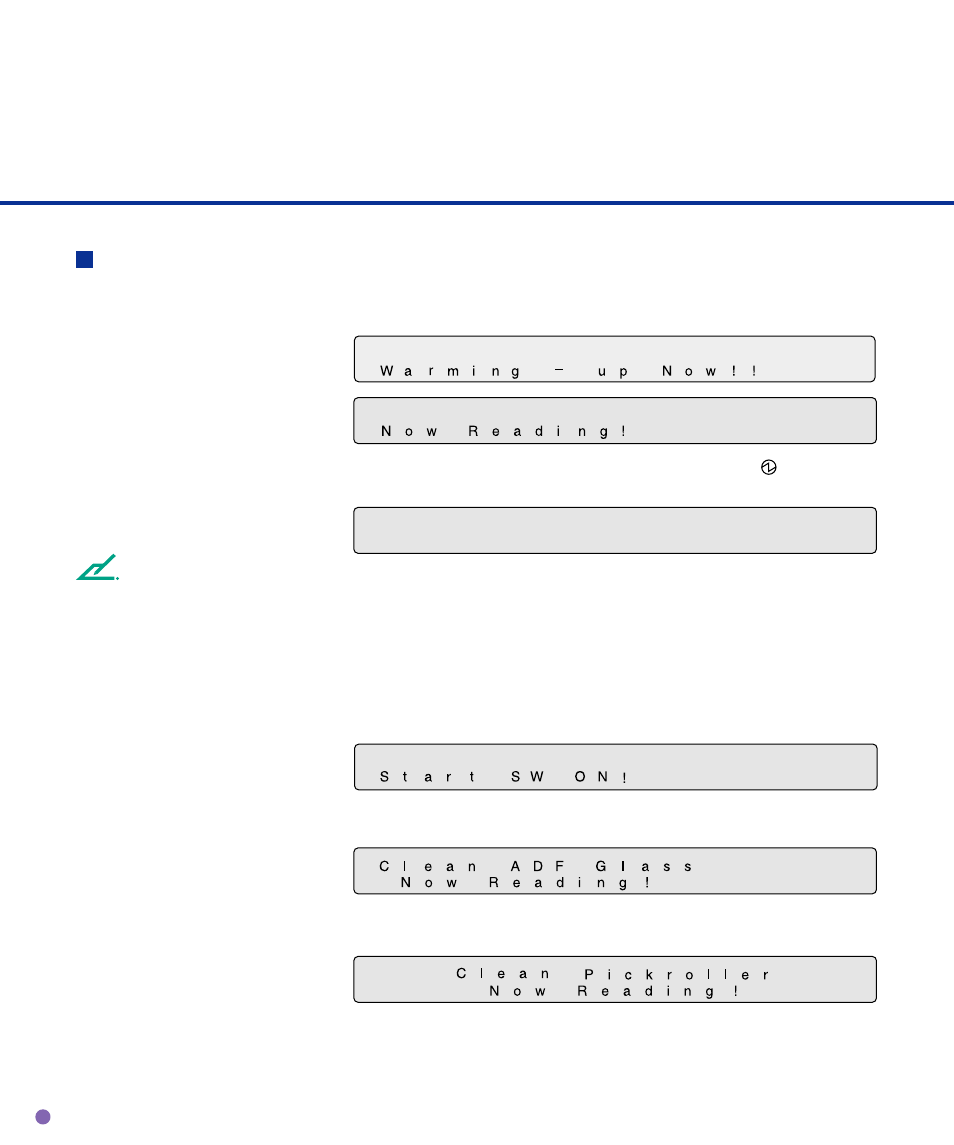 Operation status | FUJITSU M4097D User Manual | Page 17 / 61