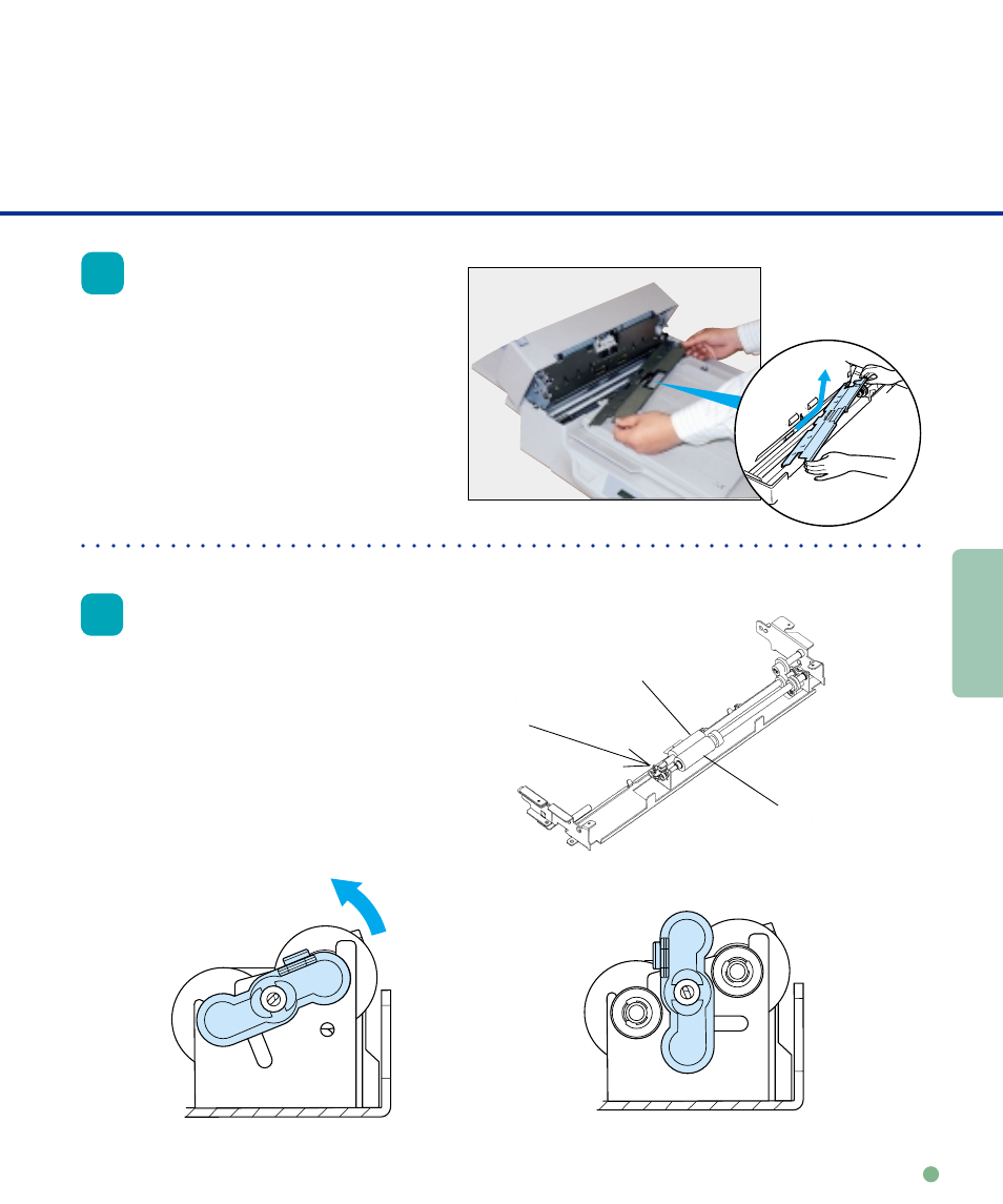 Replacement of parts | FUJITSU M4097D User Manual | Page 35 / 61