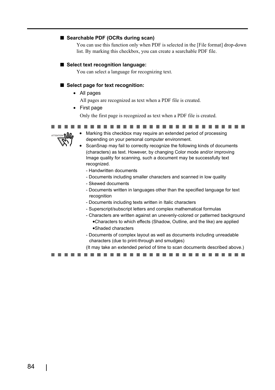 FUJITSU ScanSnap S510 User Manual | Page 104 / 287