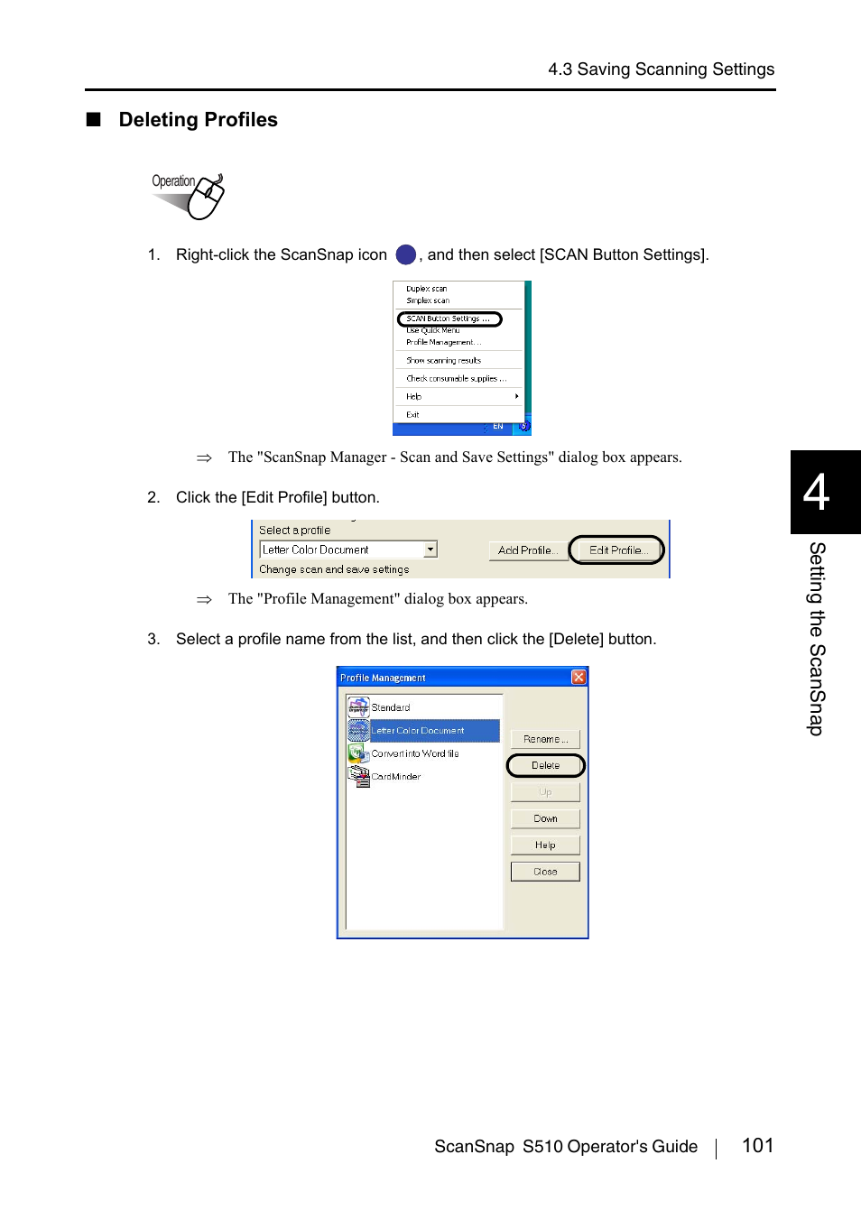 FUJITSU ScanSnap S510 User Manual | Page 121 / 287