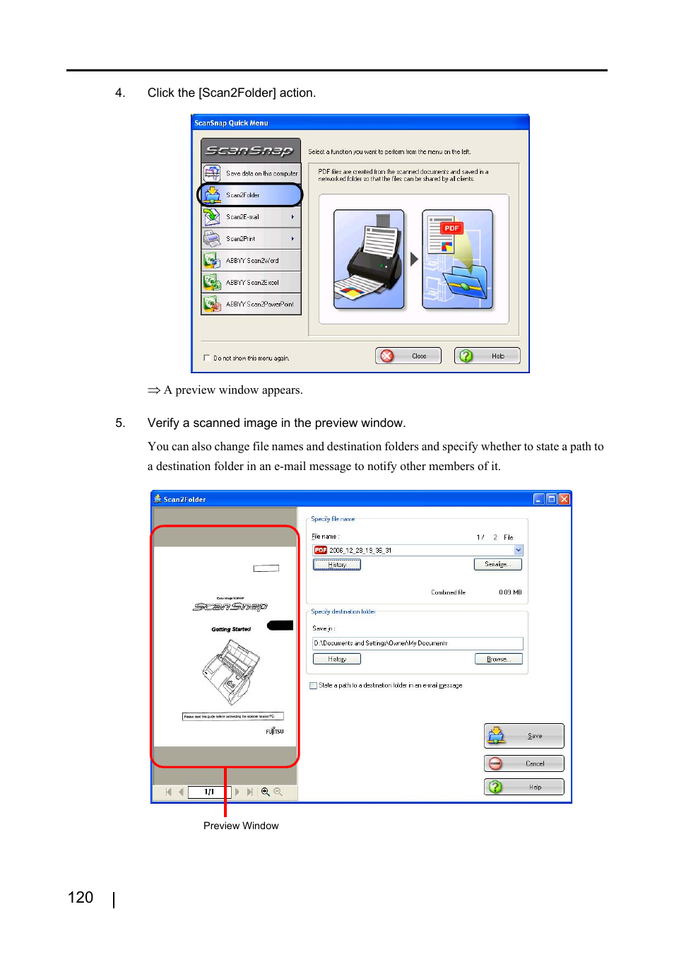 FUJITSU ScanSnap S510 User Manual | Page 140 / 287