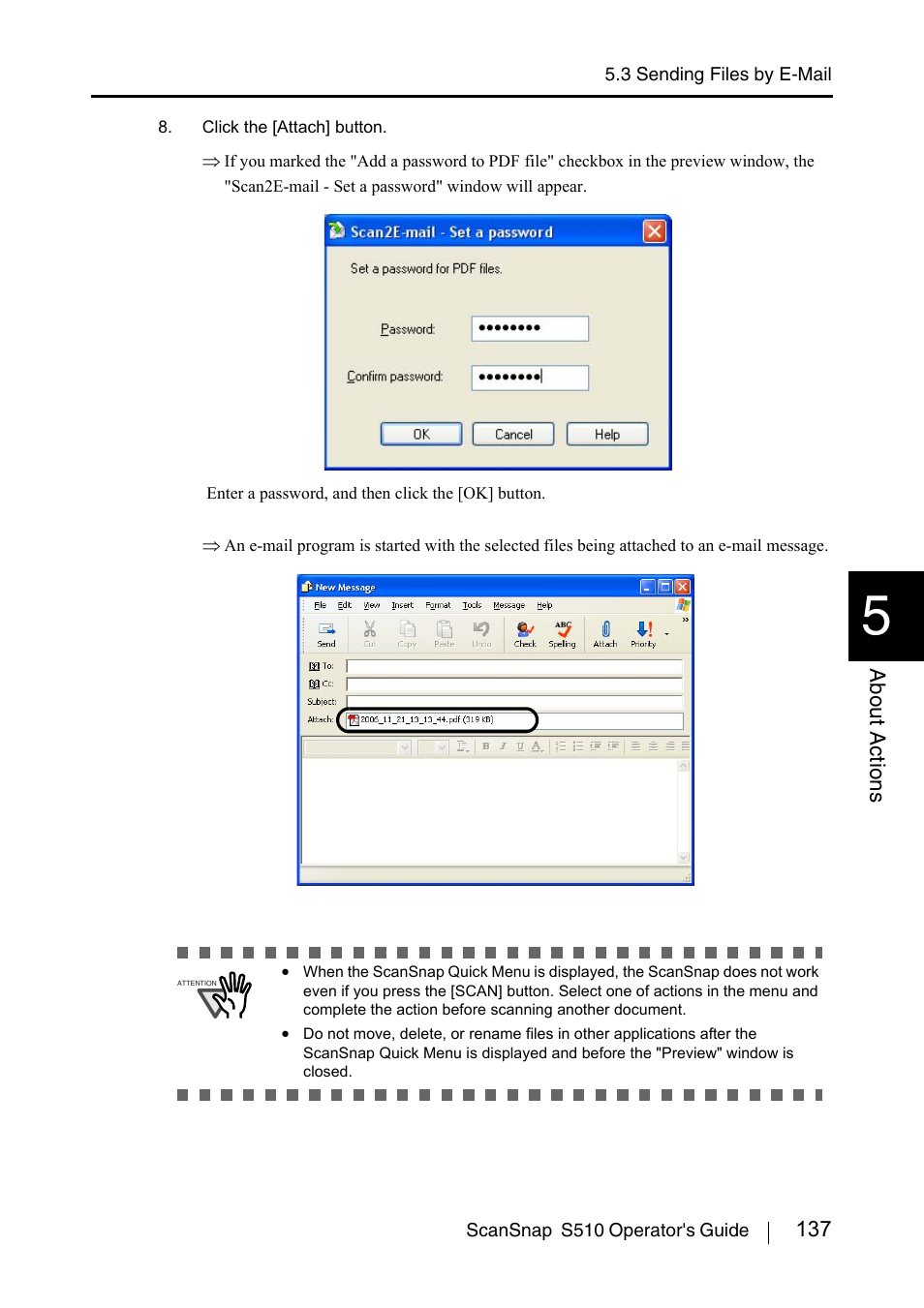 FUJITSU ScanSnap S510 User Manual | Page 157 / 287