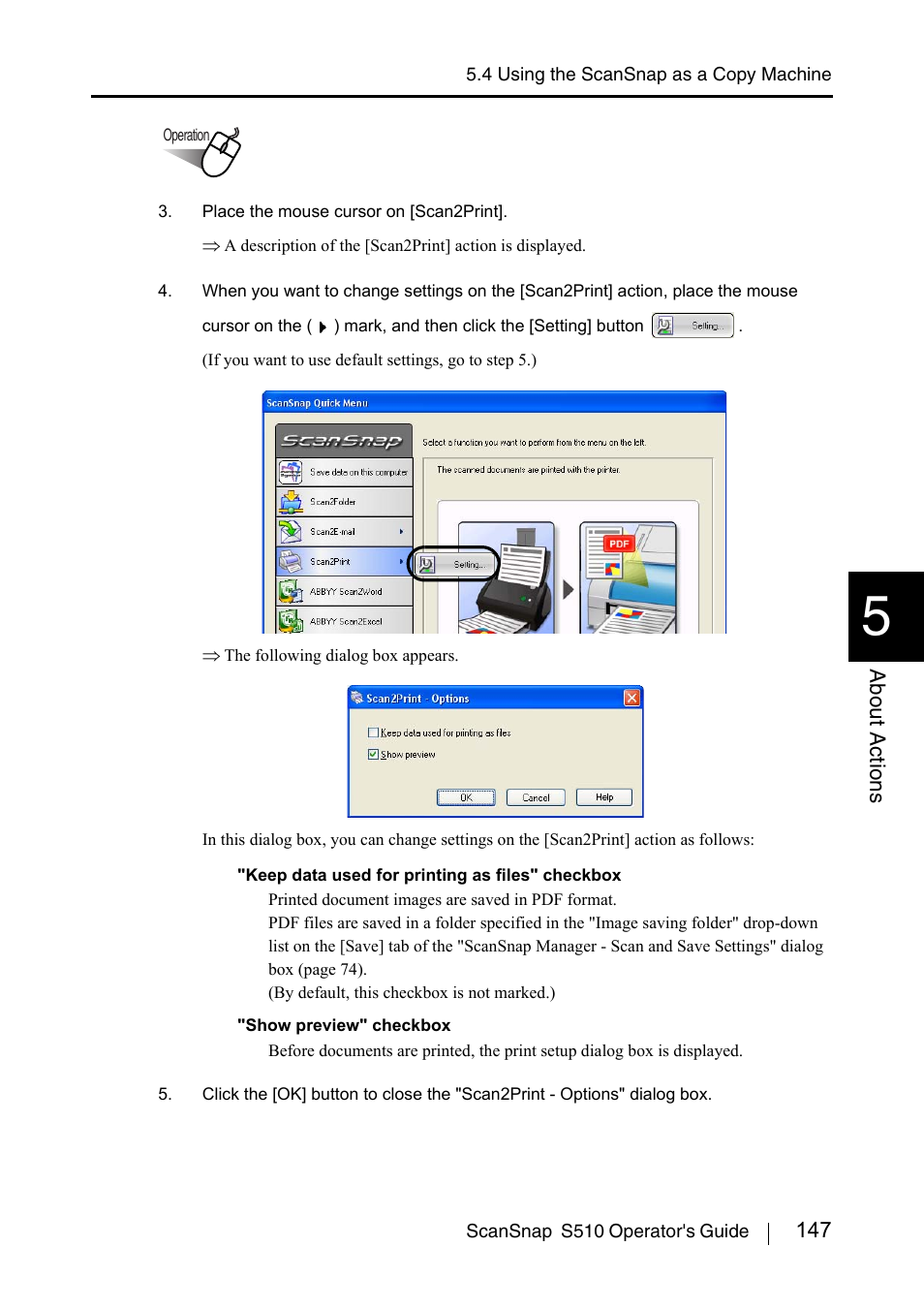 FUJITSU ScanSnap S510 User Manual | Page 167 / 287