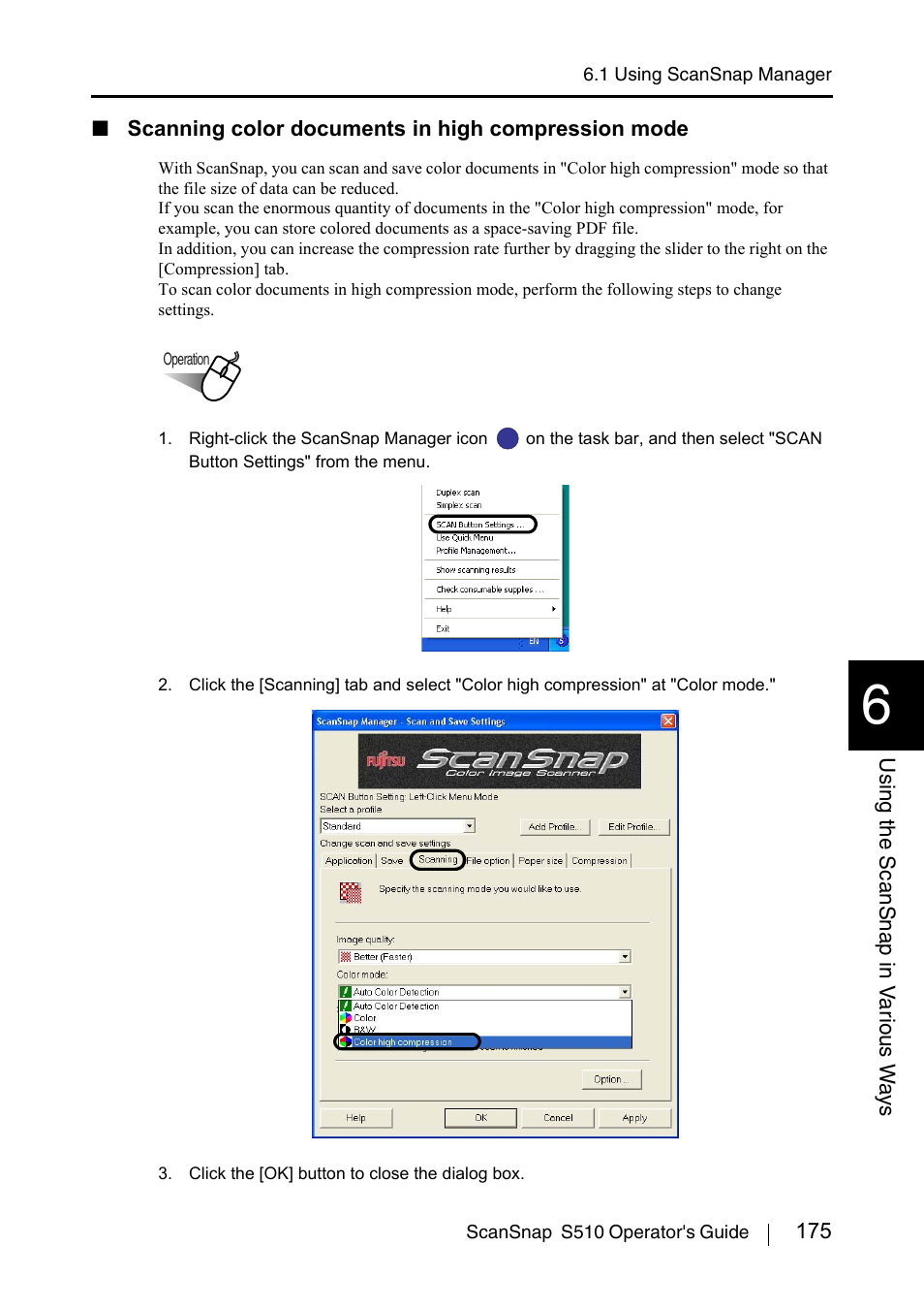 FUJITSU ScanSnap S510 User Manual | Page 195 / 287