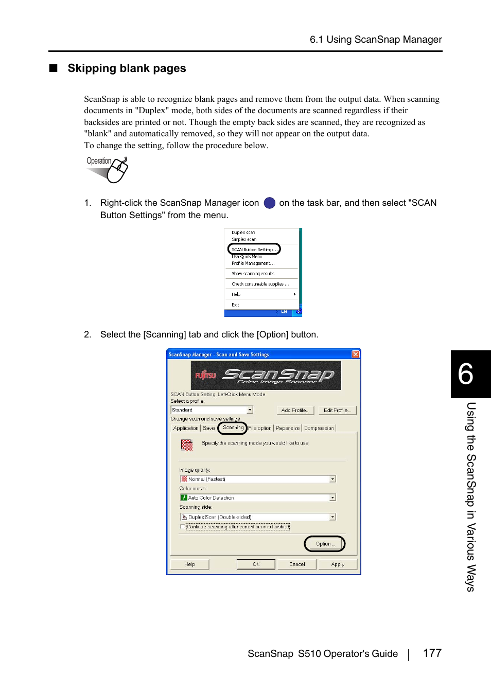 FUJITSU ScanSnap S510 User Manual | Page 197 / 287