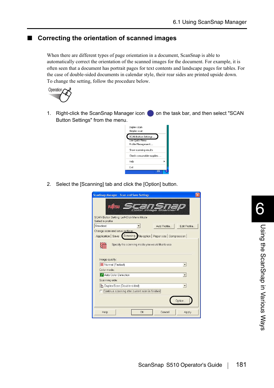 FUJITSU ScanSnap S510 User Manual | Page 201 / 287