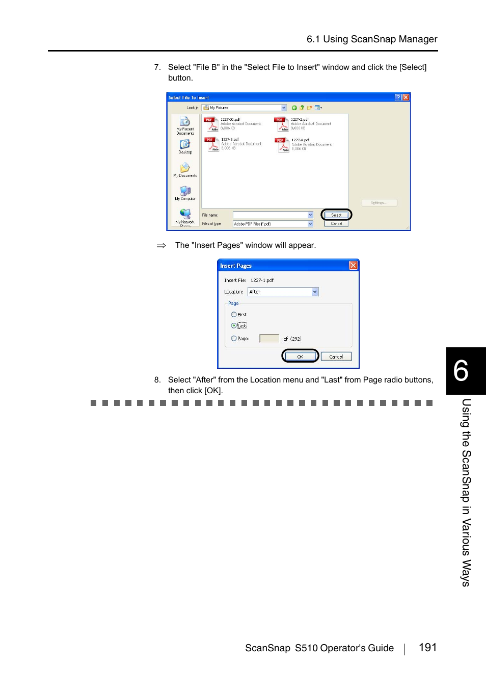 FUJITSU ScanSnap S510 User Manual | Page 211 / 287