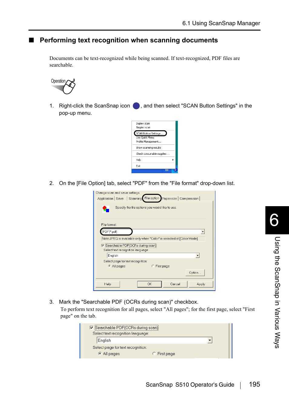 FUJITSU ScanSnap S510 User Manual | Page 215 / 287