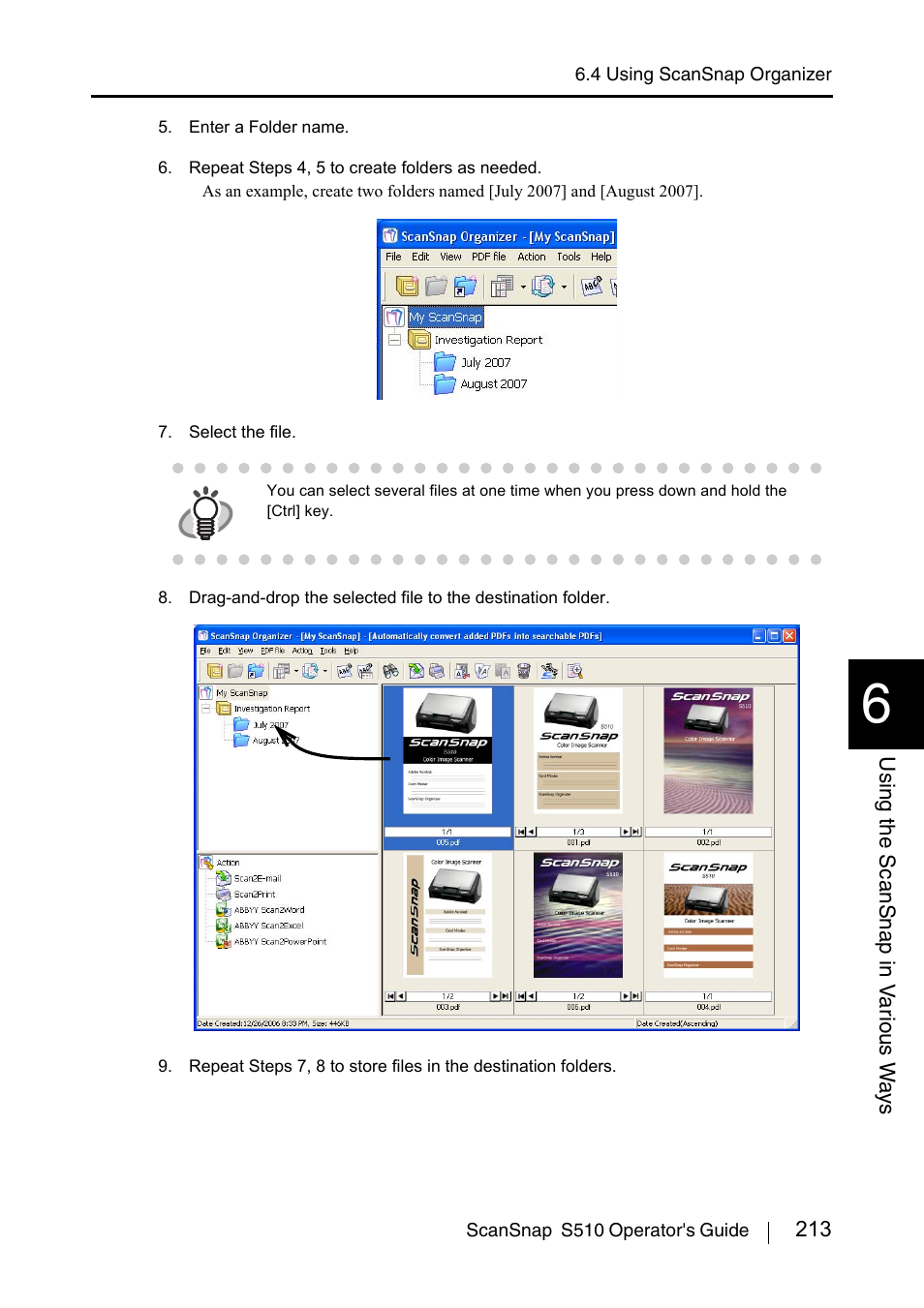 FUJITSU ScanSnap S510 User Manual | Page 233 / 287