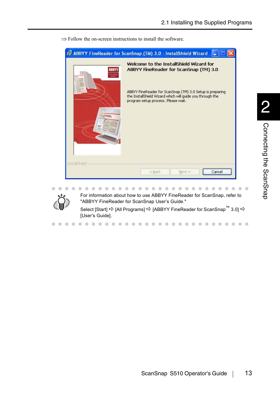 FUJITSU ScanSnap S510 User Manual | Page 33 / 287
