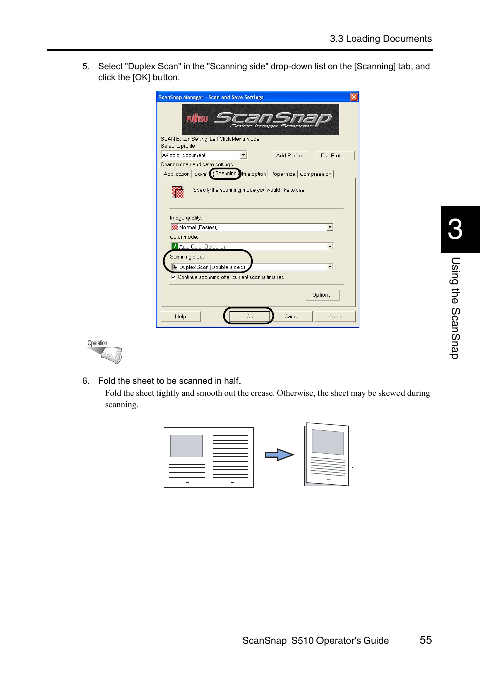 FUJITSU ScanSnap S510 User Manual | Page 75 / 287