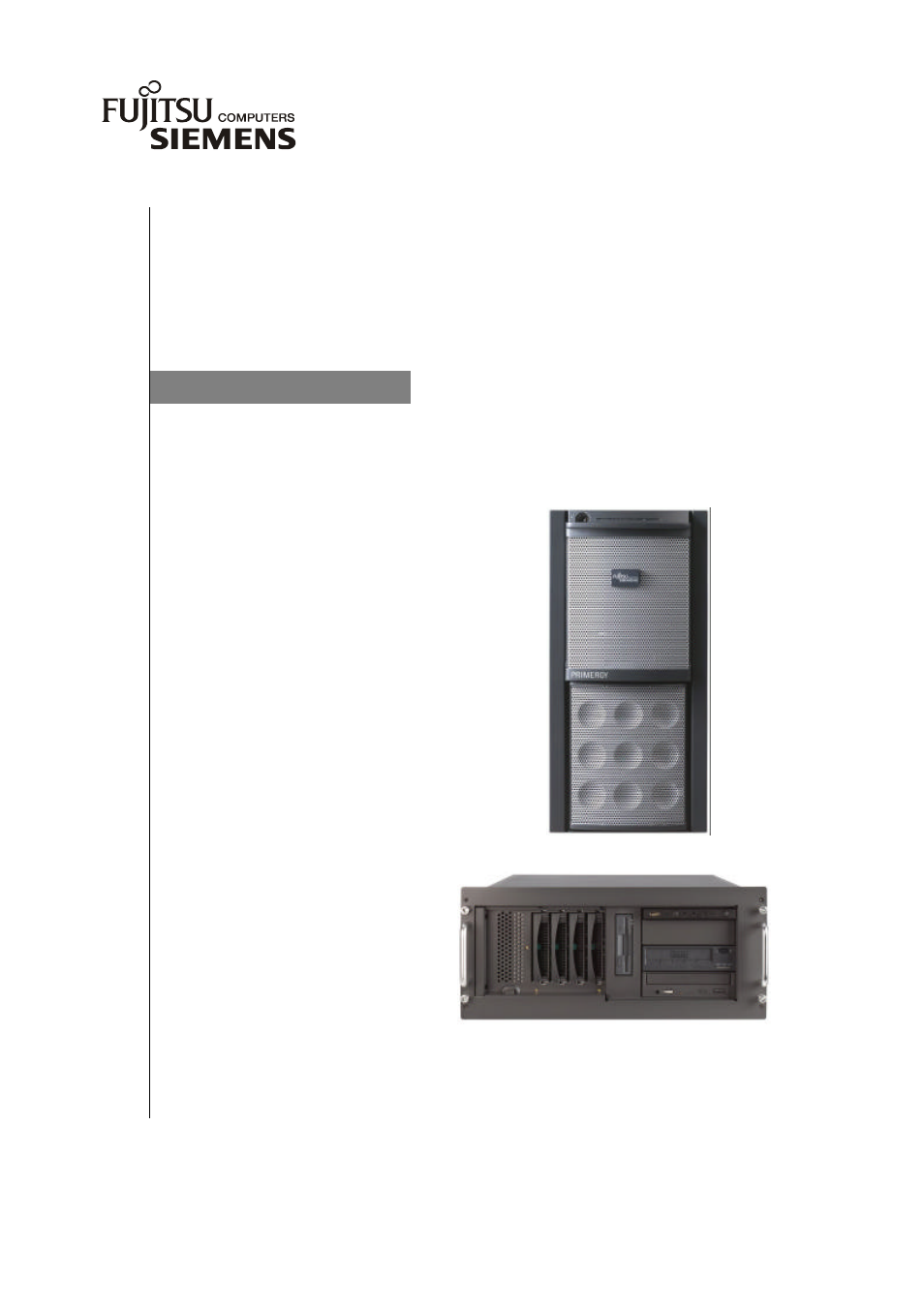 FUJITSU PRIMERGY TX150 S4 User Manual | 18 pages
