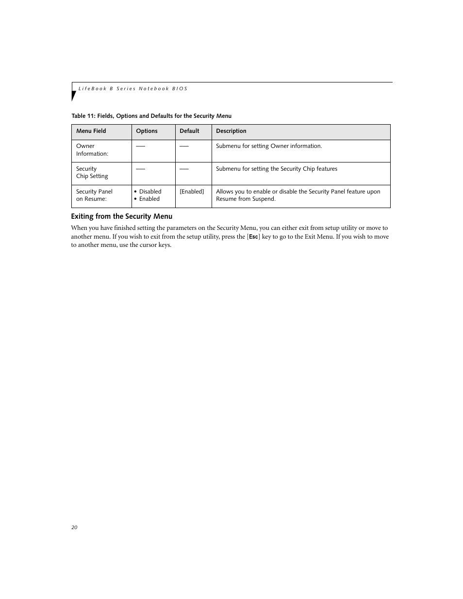 FUJITSU B6210 User Manual | Page 20 / 29