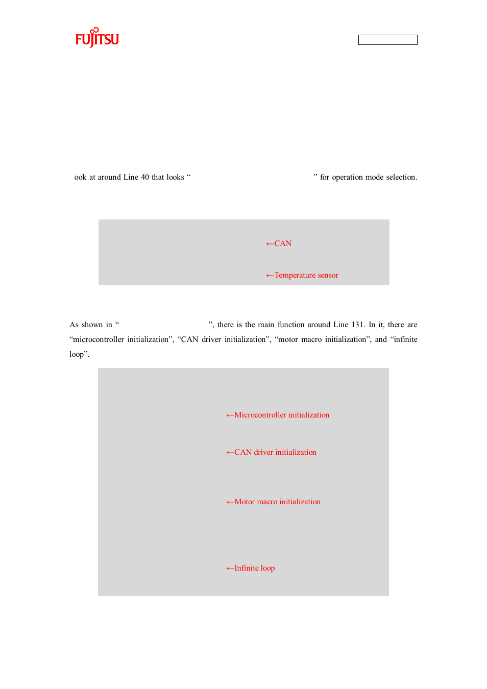 Figure 5-10 operation mode settings, Figure 5-11 main function | FUJITSU CAN-Motor Board MB91F267N User Manual | Page 100 / 104