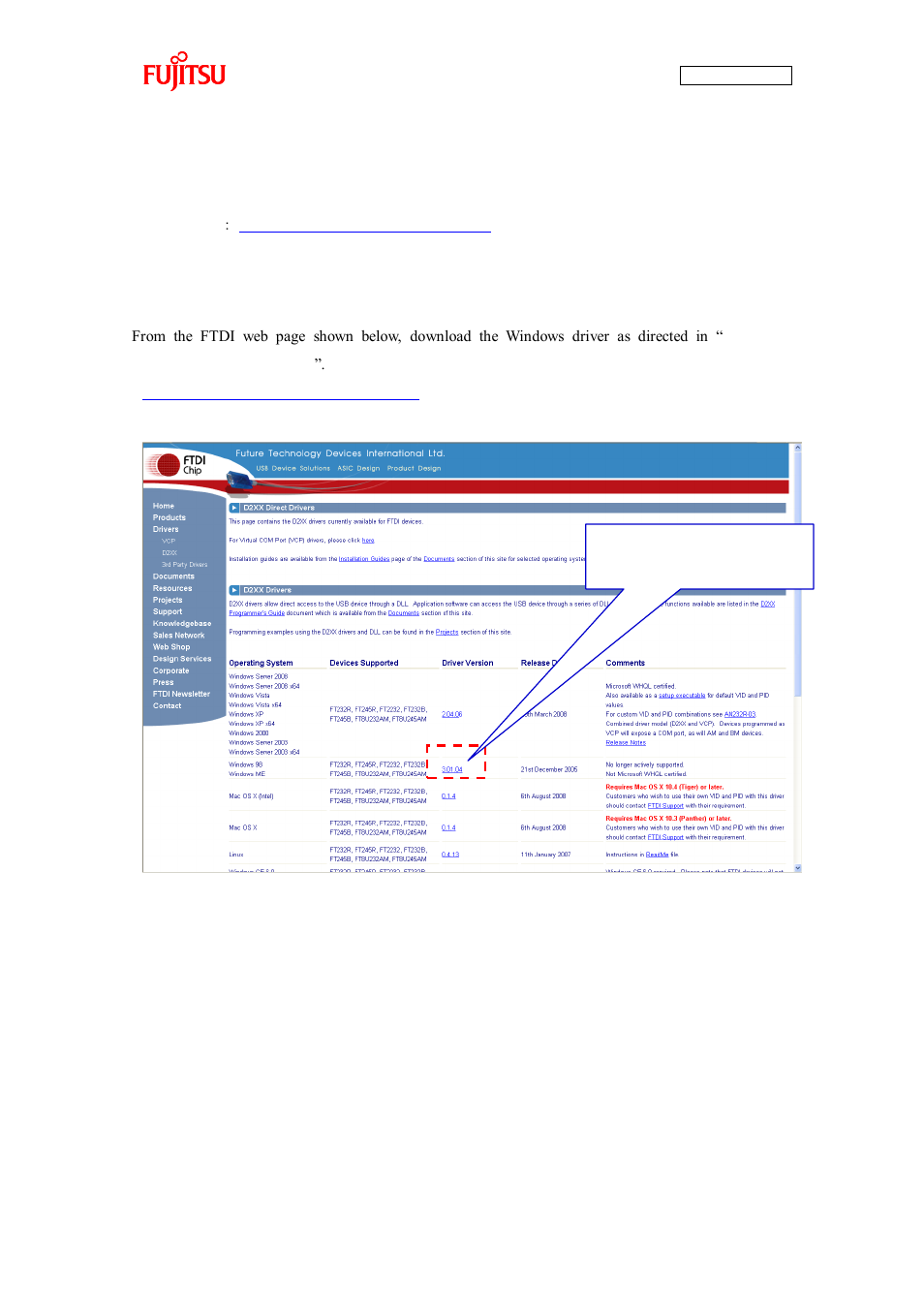Downloading the software, Installing a usb driver, Figure 1-3 downloading the usb driver | FUJITSU CAN-Motor Board MB91F267N User Manual | Page 20 / 104