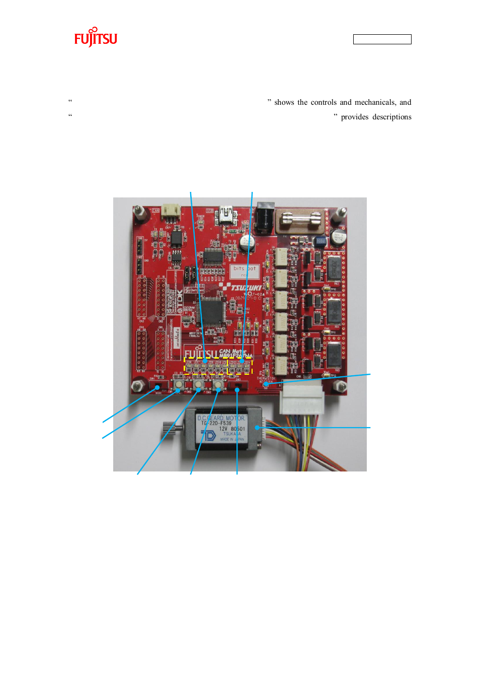 Bits pot red single-unit operation | FUJITSU CAN-Motor Board MB91F267N User Manual | Page 61 / 104