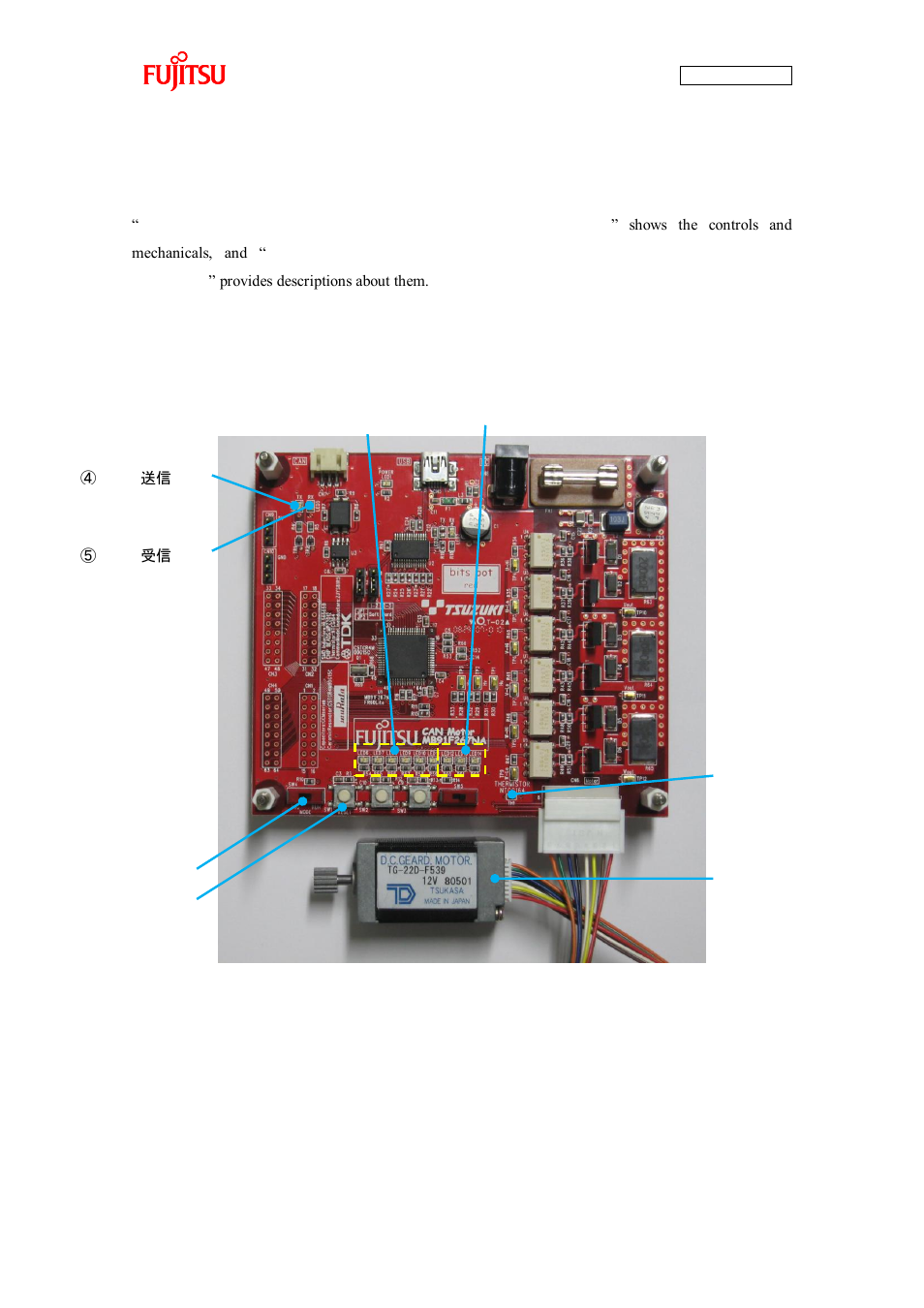 FUJITSU CAN-Motor Board MB91F267N User Manual | Page 63 / 104