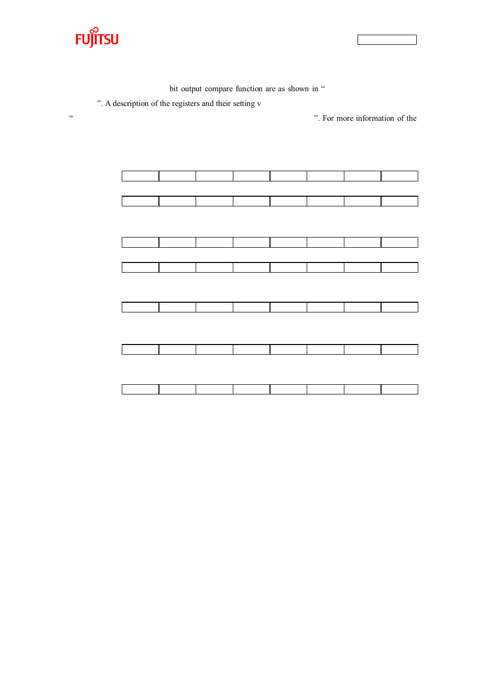 Figure 4-6 output compare registers | FUJITSU CAN-Motor Board MB91F267N User Manual | Page 71 / 104