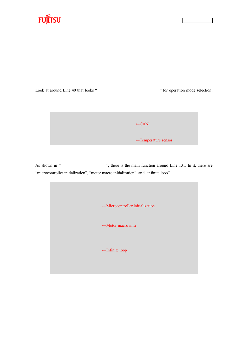 Figure 4-10 operation mode settings, Figure 4-11 main function | FUJITSU CAN-Motor Board MB91F267N User Manual | Page 76 / 104