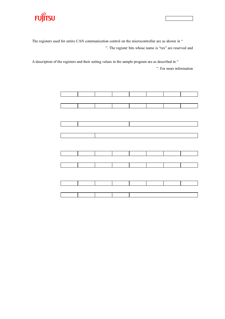 FUJITSU CAN-Motor Board MB91F267N User Manual | Page 93 / 104
