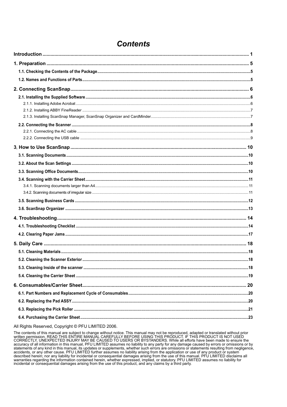 FUJITSU S500 User Manual | Page 2 / 25