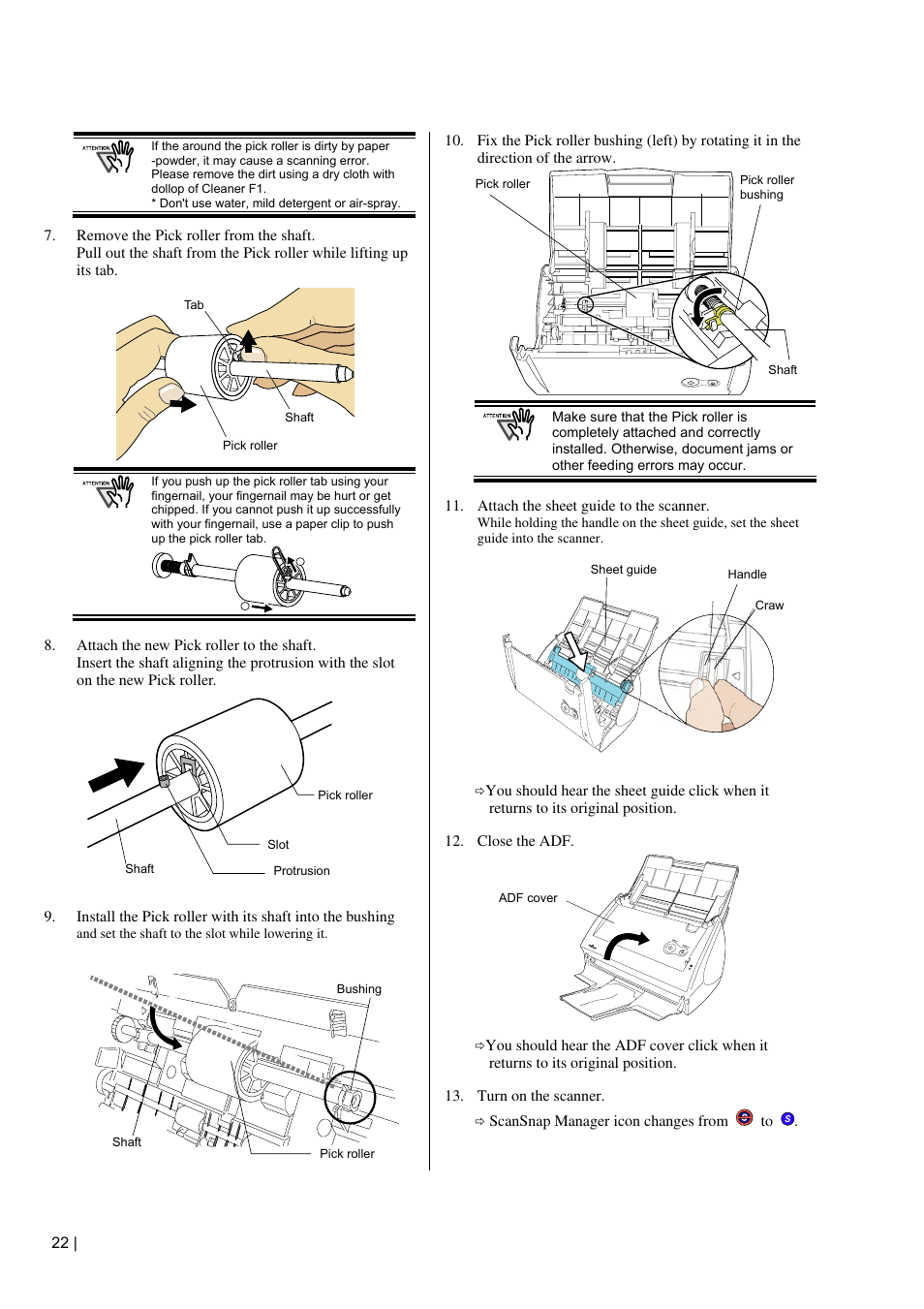 FUJITSU S500 User Manual | Page 24 / 25