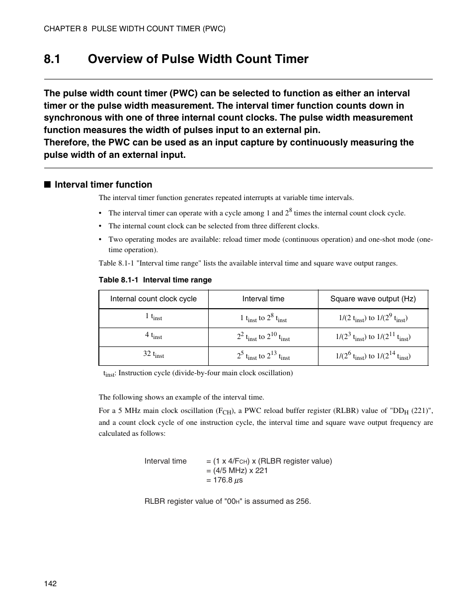 1 overview of pulse width count timer, Overview of pulse width count timer | FUJITSU Semiconductor Controller MB89950/950A User Manual | Page 156 / 318