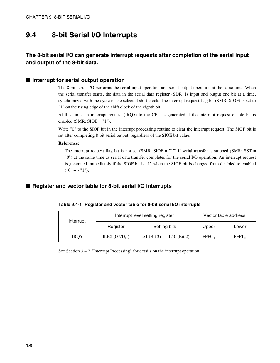 4 8-bit serial i/o interrupts, Bit serial i/o interrupts | FUJITSU Semiconductor Controller MB89950/950A User Manual | Page 194 / 318