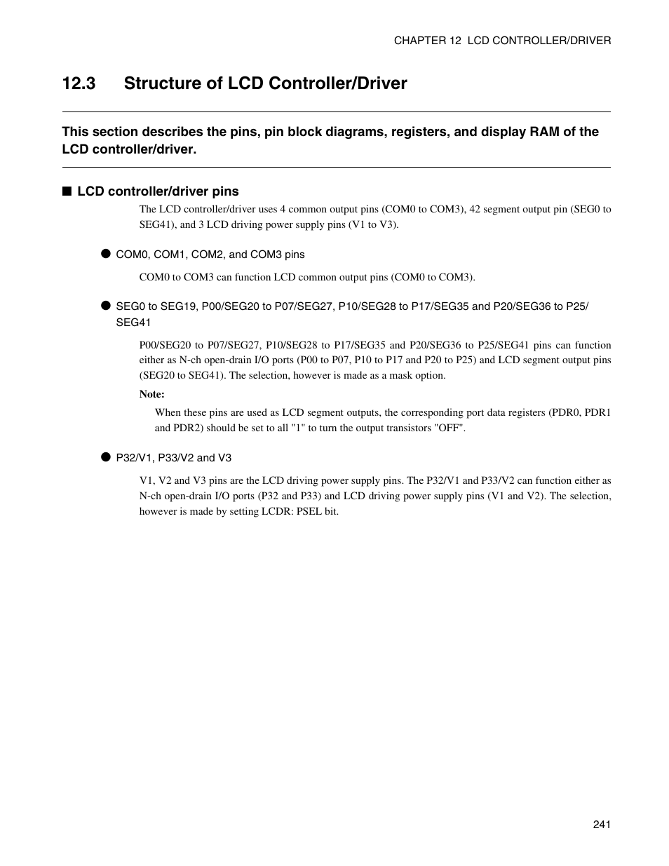 3 structure of lcd controller/driver, 3 "s | FUJITSU Semiconductor Controller MB89950/950A User Manual | Page 255 / 318