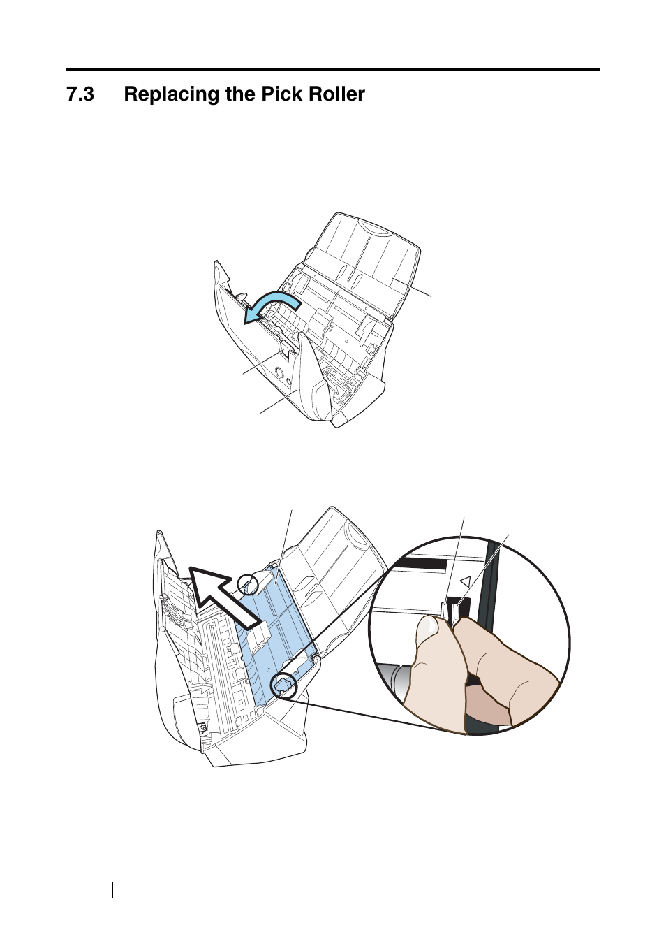 3 replacing the pick roller | FUJITSU fi-5110EOXM User Manual | Page 108 / 121