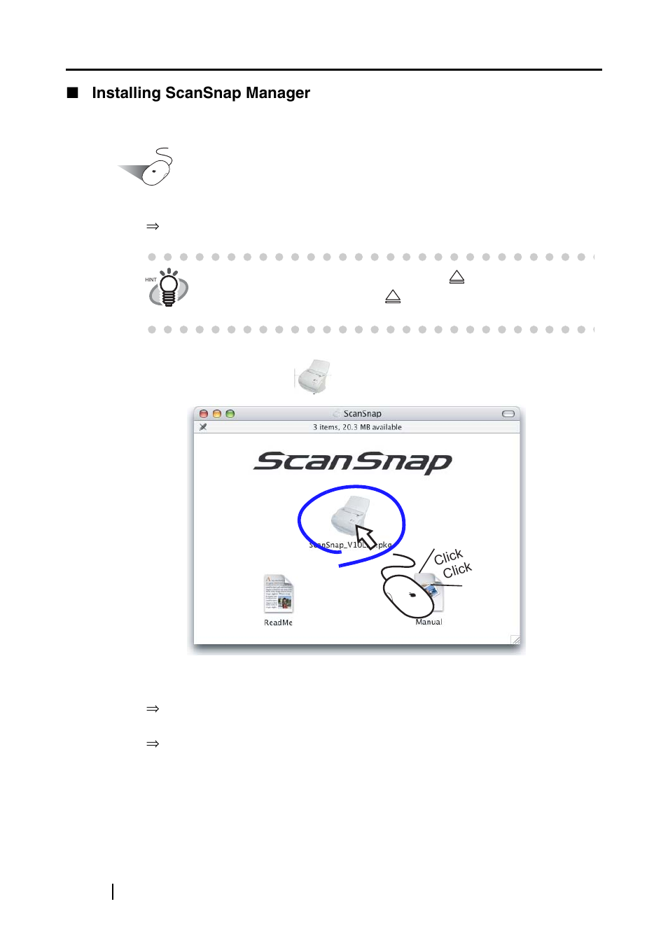 Installing scansnap manager, 10 ■ installing scansnap manager | FUJITSU fi-5110EOXM User Manual | Page 26 / 121