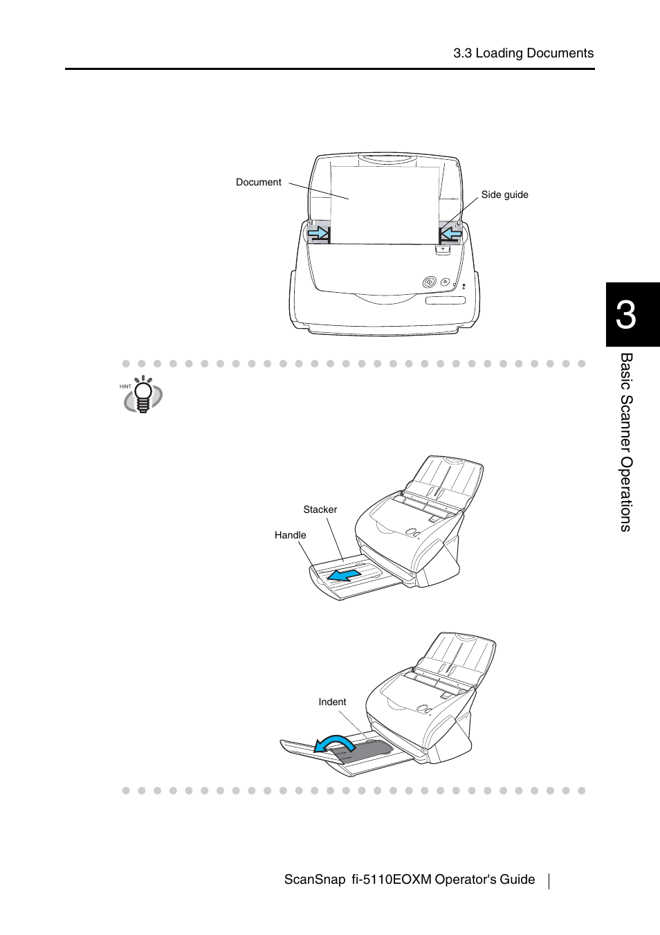 31 basic scanner oper ations | FUJITSU fi-5110EOXM User Manual | Page 47 / 121