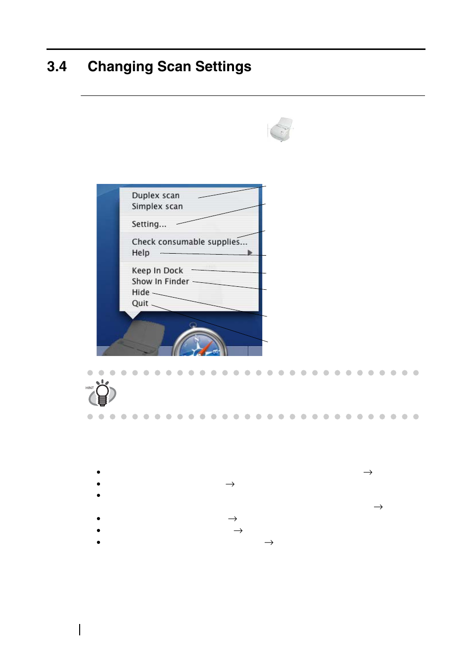 4 changing scan settings | FUJITSU fi-5110EOXM User Manual | Page 48 / 121