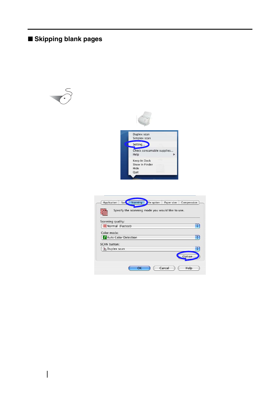 54 ■ skipping blank pages | FUJITSU fi-5110EOXM User Manual | Page 70 / 121