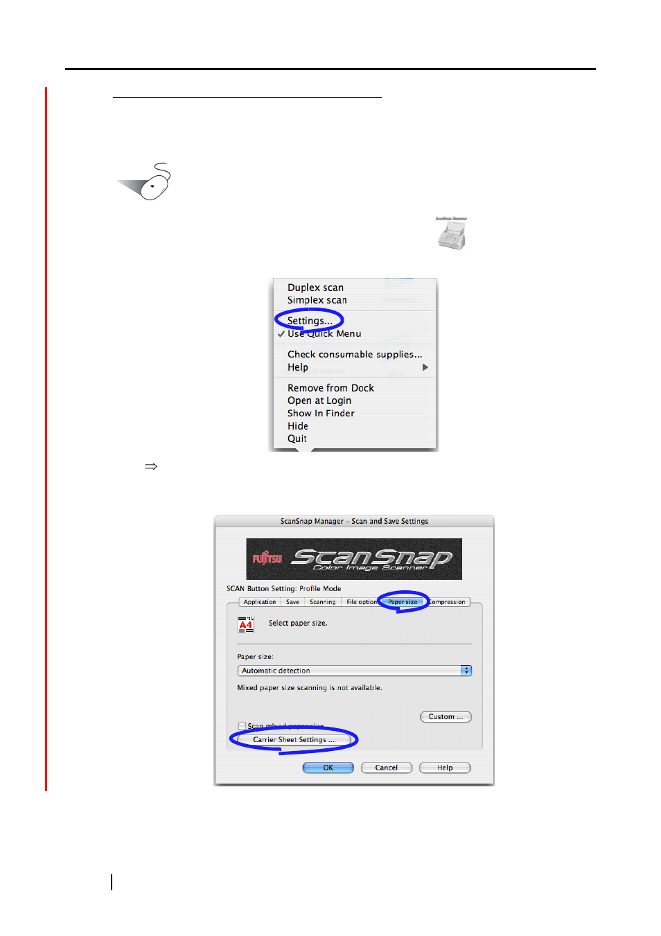 FUJITSU ScanSnap Color Image Scanner S510M User Manual | Page 104 / 171