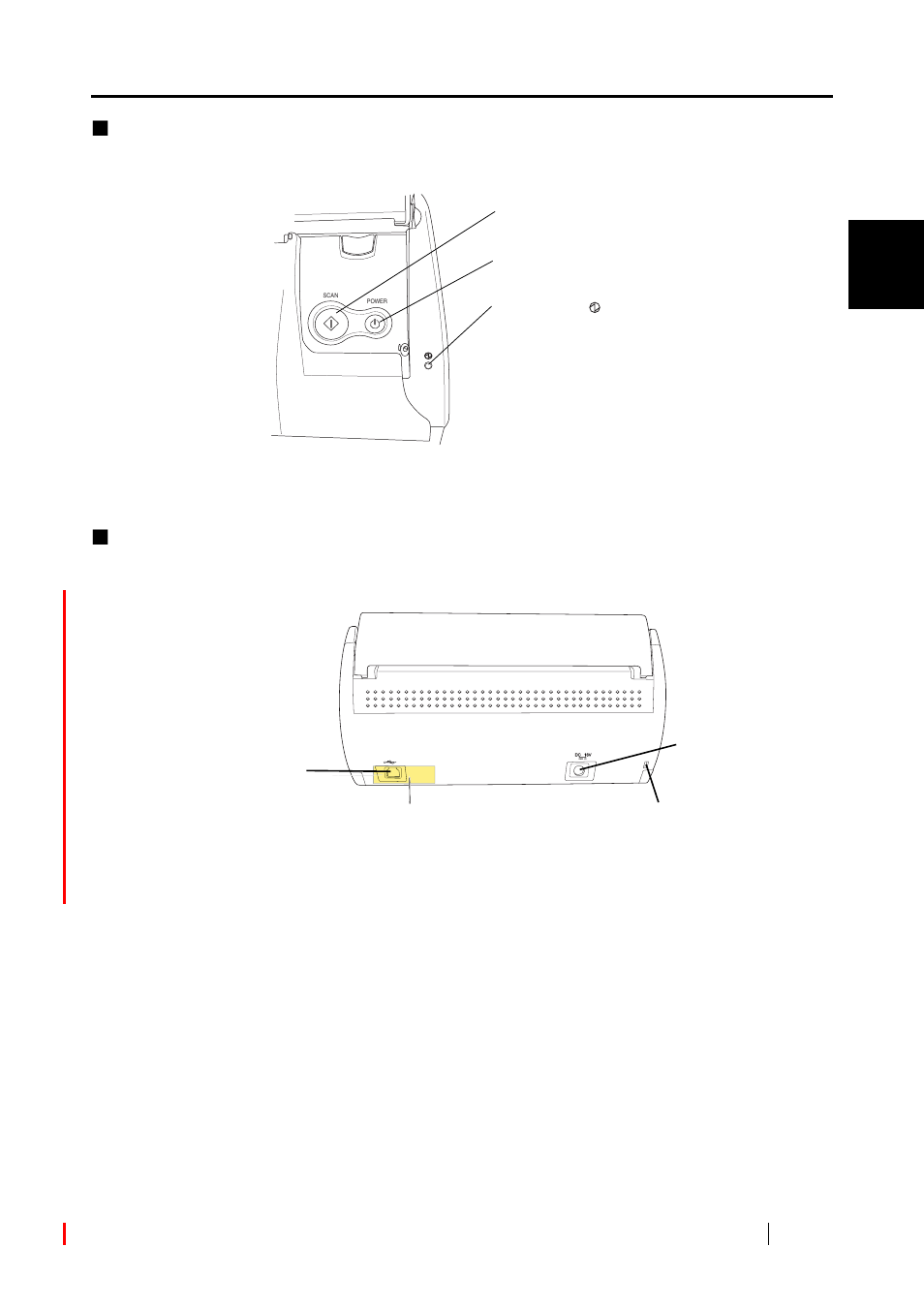 Operation button ■ rear side | FUJITSU ScanSnap Color Image Scanner S510M User Manual | Page 19 / 171