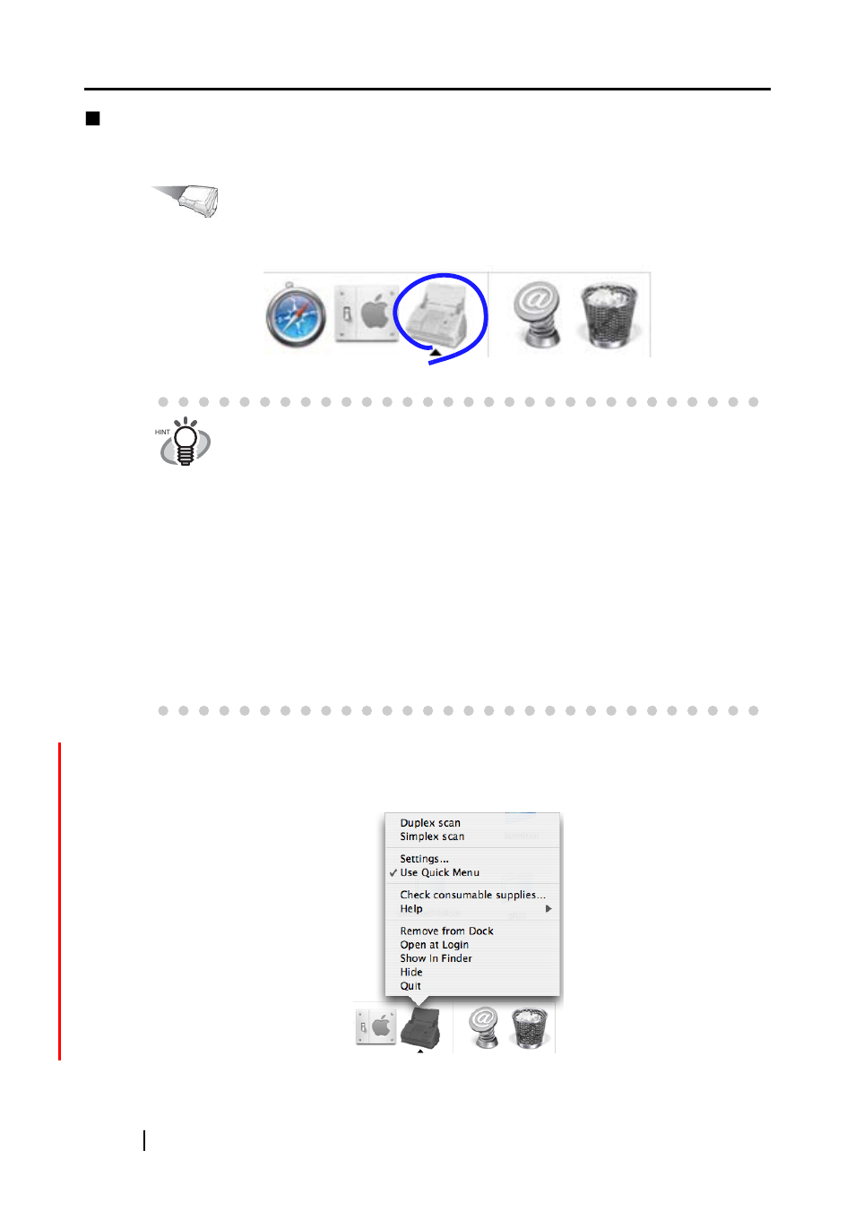 24 ■ scanning documents | FUJITSU ScanSnap Color Image Scanner S510M User Manual | Page 40 / 171