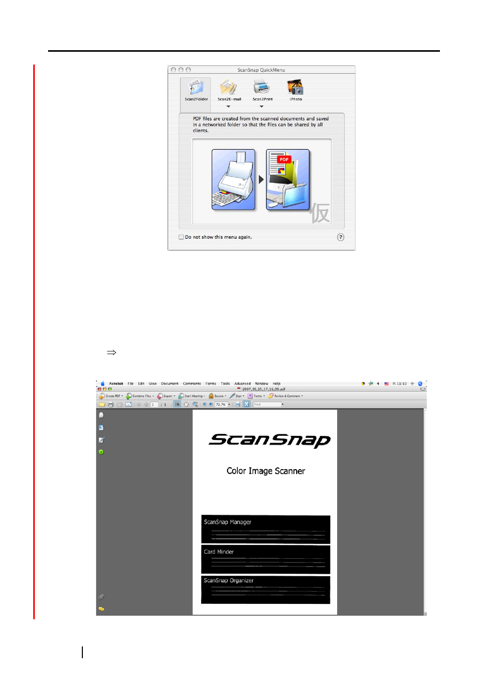 FUJITSU ScanSnap Color Image Scanner S510M User Manual | Page 42 / 171