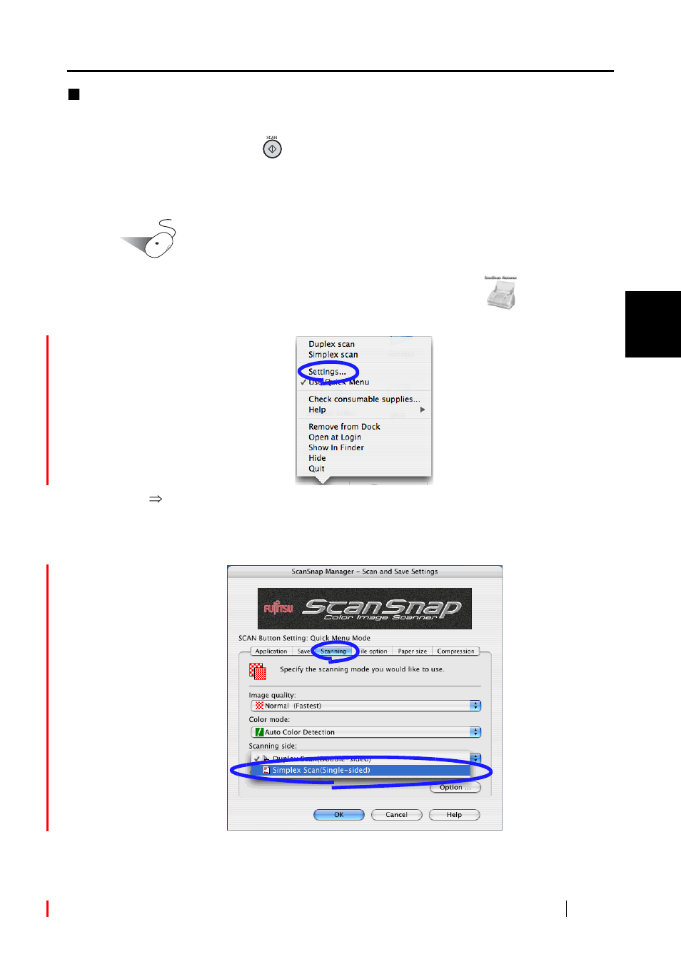 FUJITSU ScanSnap Color Image Scanner S510M User Manual | Page 77 / 171